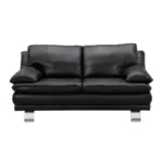 XXXLutz Lauterach - Ihr Möbelhaus bei Bregenz Zweisitzer-Sofa in Echtleder Schwarz