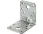 Hornbach Schwerlast-Winkelverbinder m. Sicke 70 x 70 x 55 mm, sendzimirverzinkt, 12 Stück