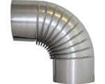 Hornbach Rohrbogen Bertrams 90° Ø130 mm feueraluminiert silber