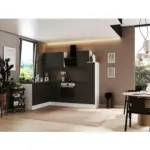 XXXLutz Lauterach - Ihr M&ouml;belhaus bei Bregenz Eckk&uuml;che 175/250 cm in Grau, Wei&szlig;