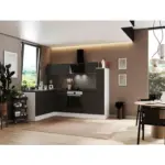 XXXLutz Lauterach - Ihr M&ouml;belhaus bei Bregenz Eckk&uuml;che 175/250 cm in Grau, Wei&szlig;