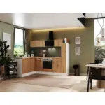 XXXLutz Lauterach - Ihr M&ouml;belhaus bei Bregenz Eckk&uuml;che 175/250 cm in Wei&szlig;, Eiche Artisan