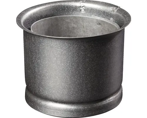 Ofenrohr-Doppelwandfutter Bertrams Ø 120 mm feueraluminiert silber