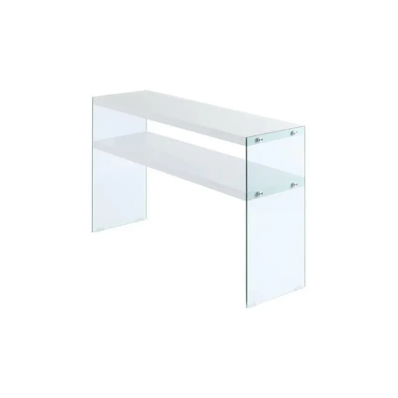 Beistelltisch in Glas, Holzwerkstoff 32/110/75 cm