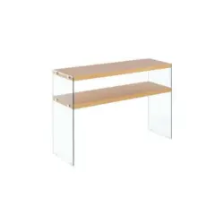 Beistelltisch in Glas, Holzwerkstoff 32/110/75 cm