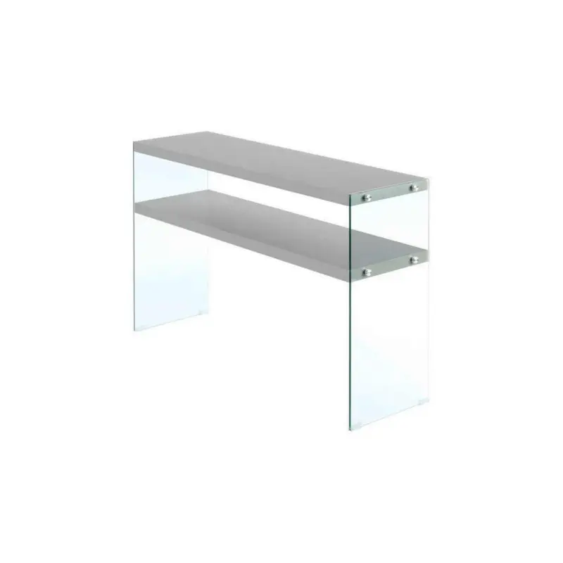 Beistelltisch in Glas, Holzwerkstoff 32/110/75 cm