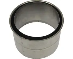 Ofenrohr-Doppelwandfutter Bertrams Ø 120 mm senotherm lackiert silber