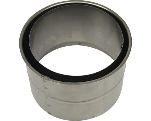 Ofenrohr-Doppelwandfutter Bertrams Ø 120 mm senotherm lackiert silber