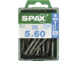 Hornbach Spax Universalschraube, Edelstahl A2, Senkkopf T 20, Holz-Teilgewinde, 5x60 mm, 25 Stück