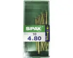 Hornbach Spax Universalschraube Kreuzschlitz PZ 2, Senkkopf, Holz-Vollgewinde, 4x80 mm, 10 Stück