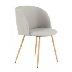 Stuhl-Set 2 Stück in Stahl Struktur