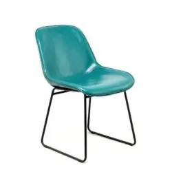 Stuhl-Set 2 Stück in Lederlook