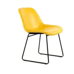 Stuhl-Set 2 St&uuml;ck in Lederlook