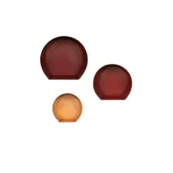 Wandregalset 27-39,5/26-37,5/12 cm