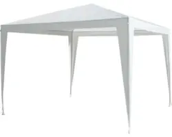 Partyzelt Garden Place Grete 3 x 3x 2,5 m Polyethylen-Bändchengewebe 120 g/m² weiß