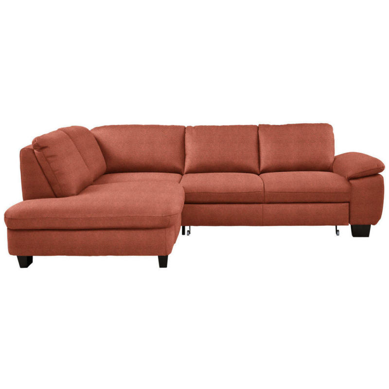 Ecksofa in Mikrofaser Rot