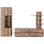 XXXLutz Lauterach - Ihr Möbelhaus bei Bregenz Wohnwand 285/208/50 cm in Anthrazit, Eichefarben