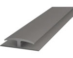 Hornbach Einschubprofil beidseitig Weich-PVC grau selbstklebend 30 x 1000 mm
