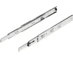 Kugelpräzisionsvollauszug 350 mm, chromatiert, 1 Paar
