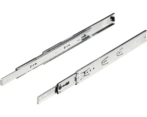 Kugelpräzisionsvollauszug 350 mm, chromatiert, 1 Paar