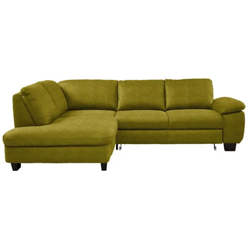 Ecksofa in Mikrofaser Hellgrün