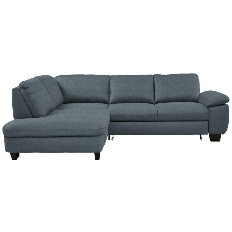 Ecksofa in Mikrofaser Blau