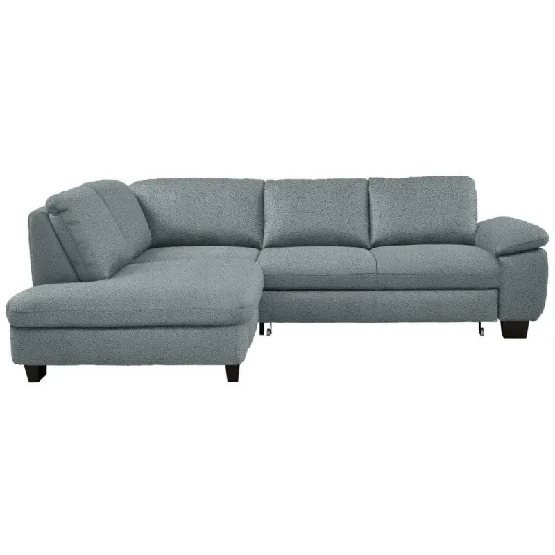 Ecksofa in Mikrofaser Hellblau