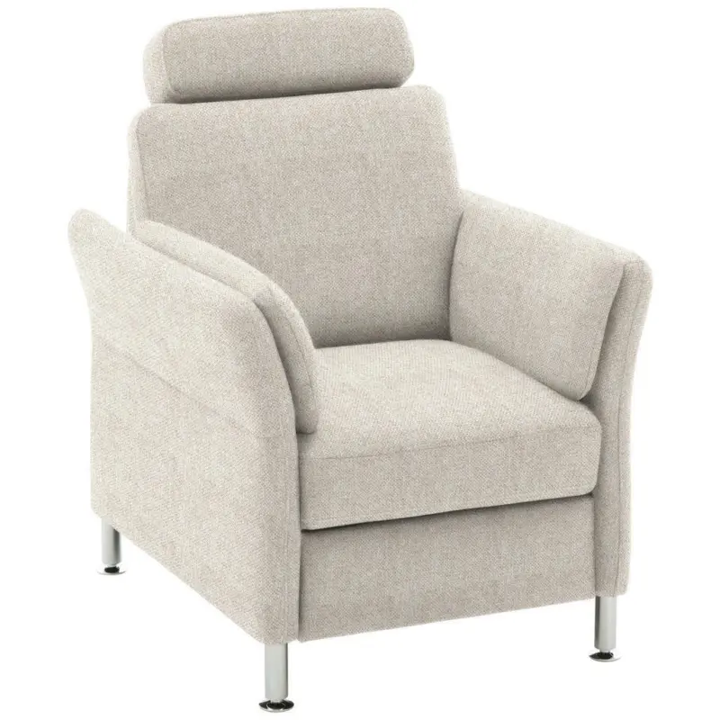 Sessel in Flachgewebe Beige