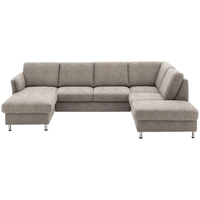 Wohnlandschaft in Flachgewebe Hellbraun