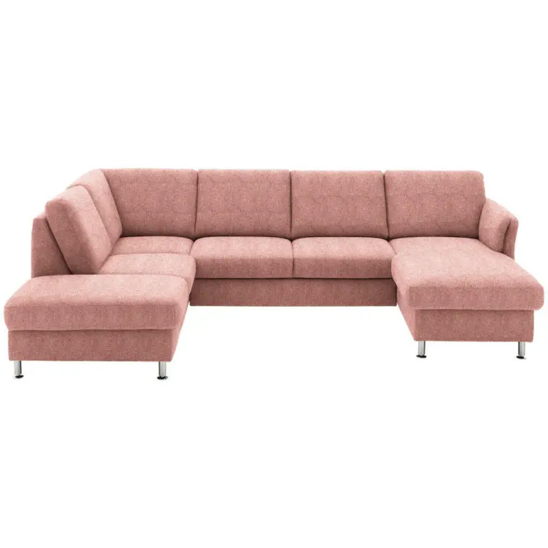 Wohnlandschaft in Flachgewebe Rot