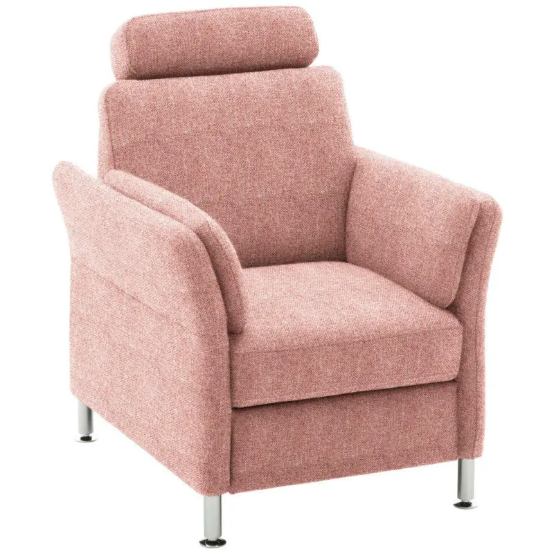 Sessel in Flachgewebe Rot