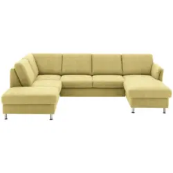 Wohnlandschaft in Flachgewebe Hellgrün, Limette