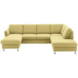 Wohnlandschaft in Flachgewebe Hellgrün, Limette