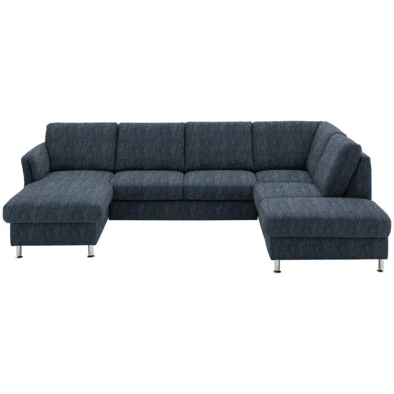 Wohnlandschaft in Flachgewebe Dunkelblau