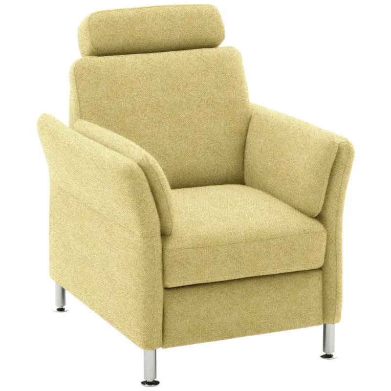 Sessel in Flachgewebe Hellgr&uuml;n, Limette