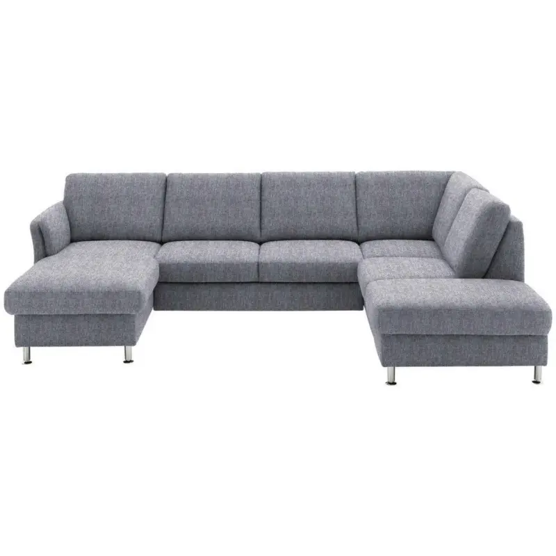 Wohnlandschaft in Flachgewebe Blau