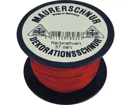 Maurerschnur rot Ø 2,0 mm, 200 m