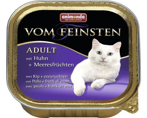 Katzenfutter nass ANIMONDA vom Feinsten Adult Huhn und Meeresfrüchte 100 g