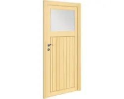 Nebeneingangstür Oklahoma 980 x 1980 mm links 1/3 Glas mit 5-fach Verriergelung