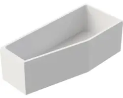 Wannenträger Wesko zu Badewanne Miniform links 154x72 cm