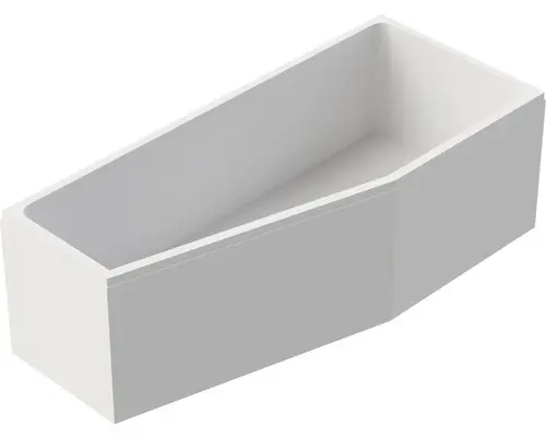 Wannenträger Wesko zu Badewanne Miniform links 154x72 cm