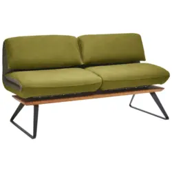 Sitzbank 164/83/74 cm in Gr&uuml;n, Beige, Limette