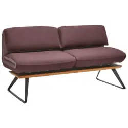 Sitzbank 164/83/74 cm in Rosa, Wei&szlig;