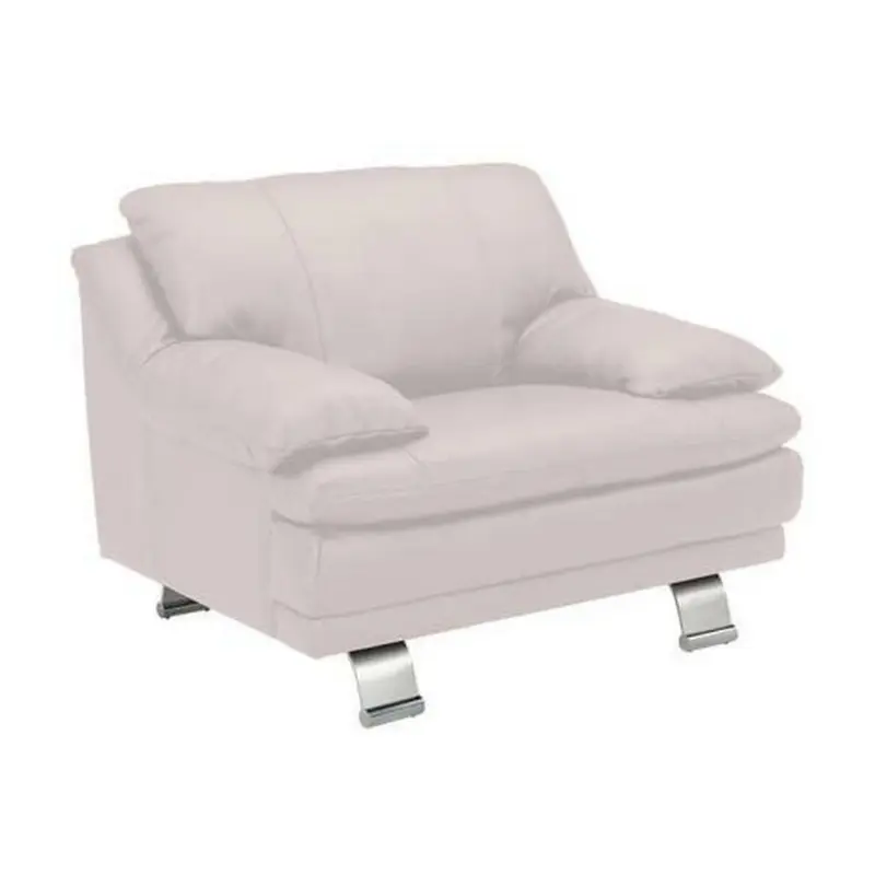 Sessel in Echtleder Greige