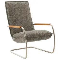 Sessel in Flachgewebe Grün