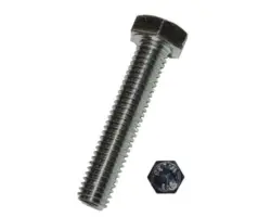Sechskantschraube o. Schaft 7 x 40 mm, DIN 933 verzinkt 100 Stück