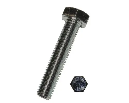 Sechskantschraube o. Schaft 7 x 40 mm, DIN 933 verzinkt 100 Stück