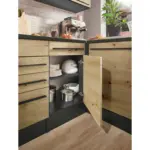 XXXLutz Lauterach - Ihr Möbelhaus bei Bregenz Eckunterschrank 115/90/60 cm in Anthrazit, Eiche Artisan