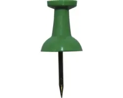 Pinnwandstifte grün, 12 Stück