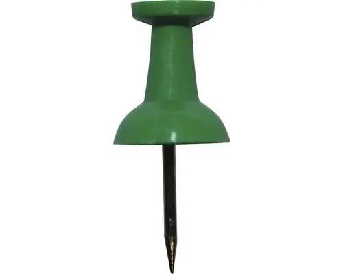 Pinnwandstifte grün, 12 Stück